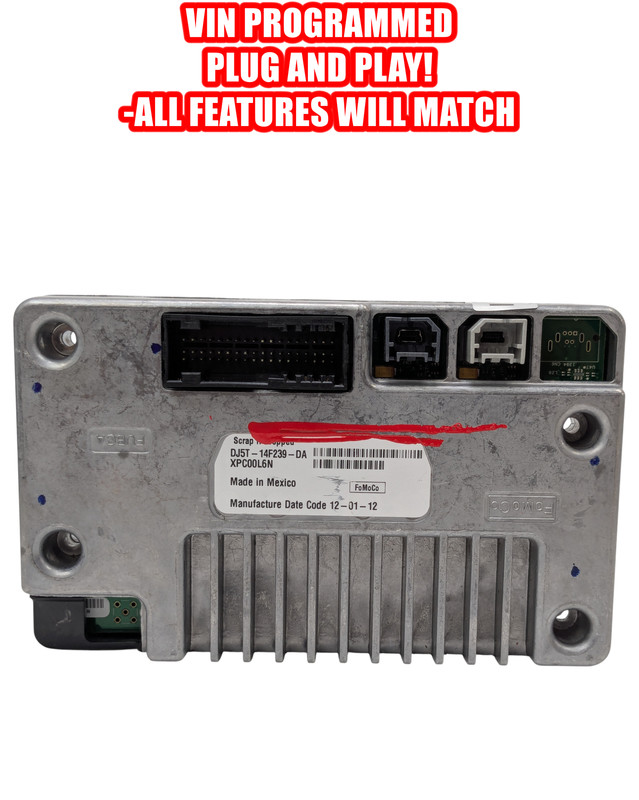 12 13 14 15 16 Ford Sync 2 APIM Voice Recognition Radio Module VIN PROGRAMMED