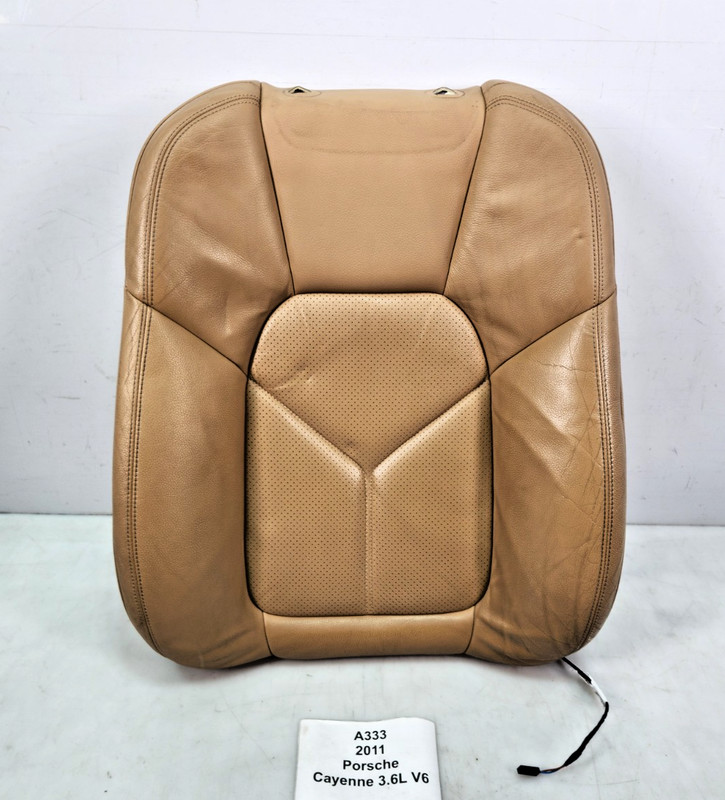 ✅ 11-18 OEM Porsche Cayenne 958 Front Left Driver Upper Seat Cushion Beige*