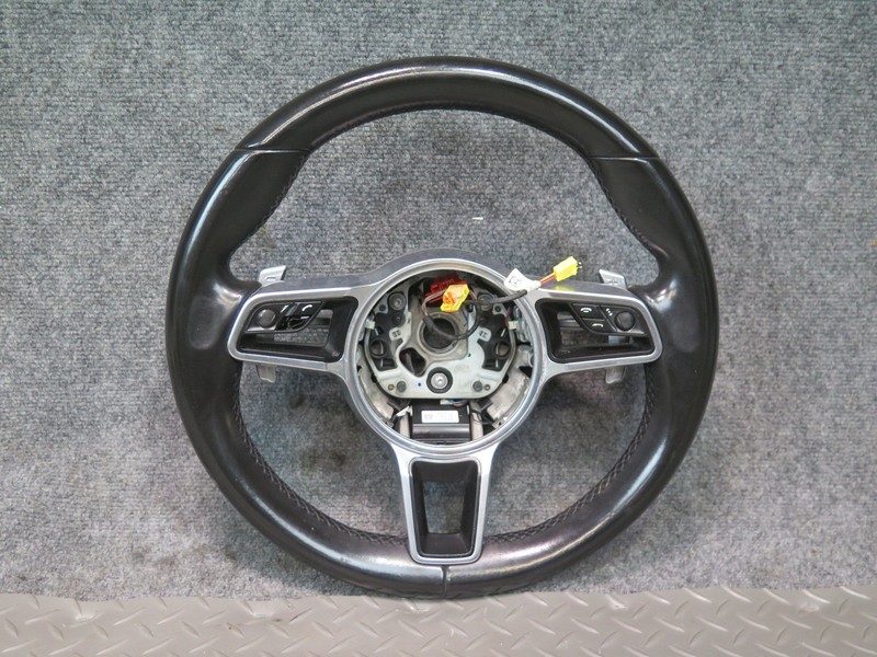 2015-2018 PORSCHE CAYENNE 958.2 LEATHER HEATED STEERING W PADDLES & CONTROLS