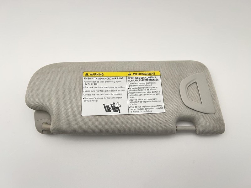2014-2023 INFINITI Q50 LEFT SUN VISOR GRAY TC:G 3.0L AT AWD 70K -LUXE- 62766