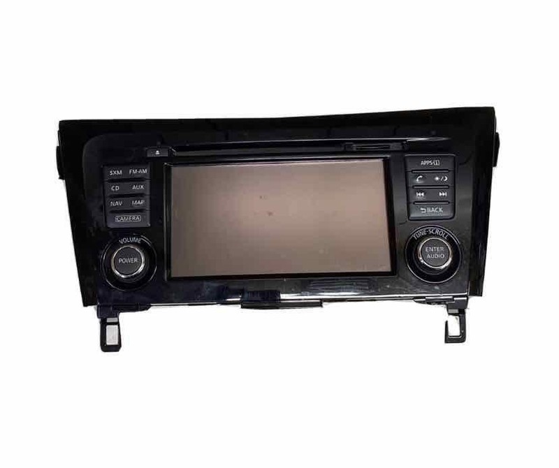 2016 NISSAN ROGUE NO SPORT VIN 5 RADIO RECEIVER AM FM CD ASSY OEM 259159TB1A