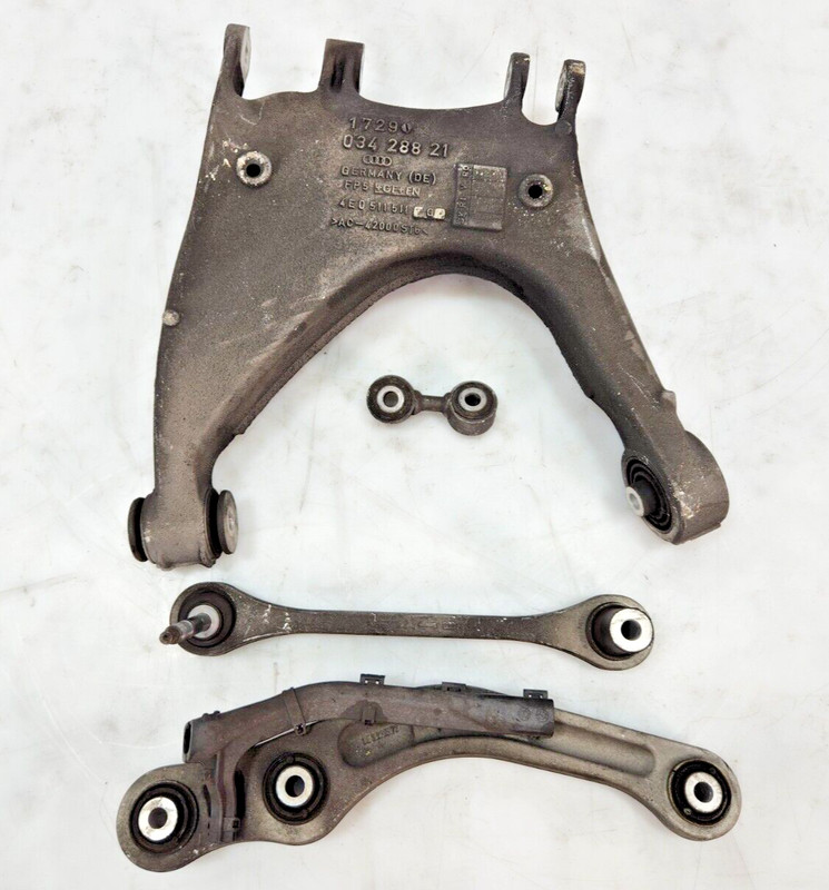✅ 03-12 OEM Bentley Continental GT GTC Rear Left Driver Side Control Arm SET