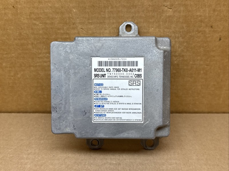 2011-2012 Honda Odyssey Air Bag Airbag Control Module Computer 77960-TK8-A011-M1
