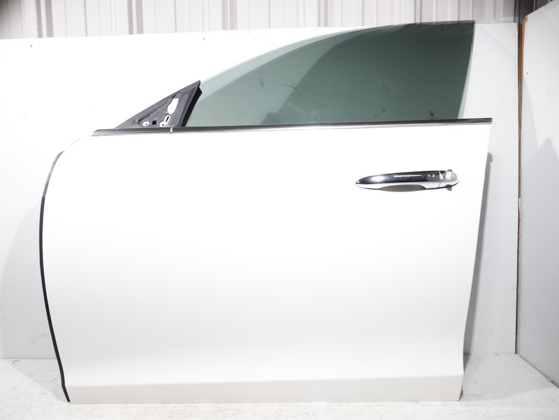 14-20 Maserati Ghibli Front LEFT Rriver Side Door Shell Complete Bianco OEM 60K