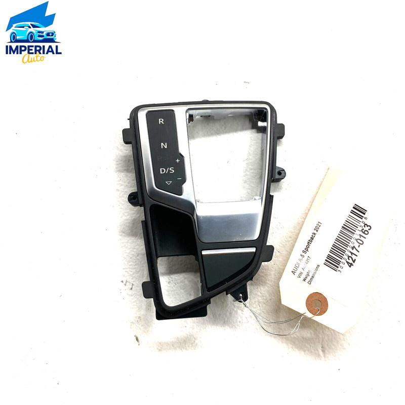 18-23 AUDI A5 SPORTBACK TRANSMISSION GEAR SHIFT SHIFTER BEZEL COVER INDICATOR