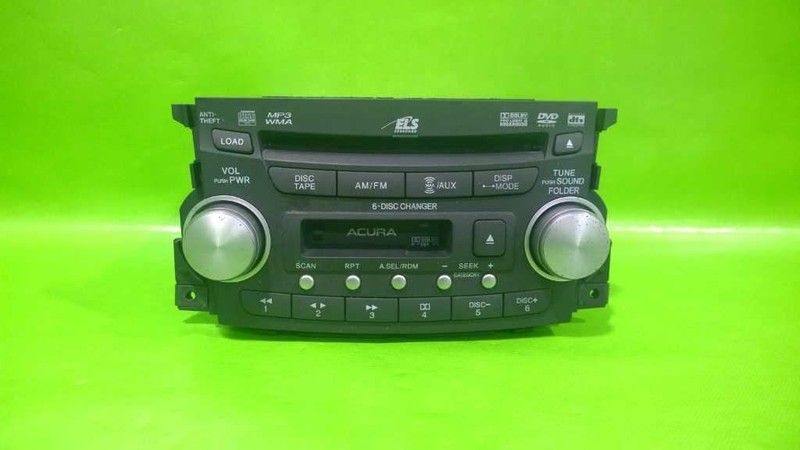07 08 ACURA TL FACTORY RADIO RECEIVER AM FM CASSETTE 6 CD OEM 4298-2