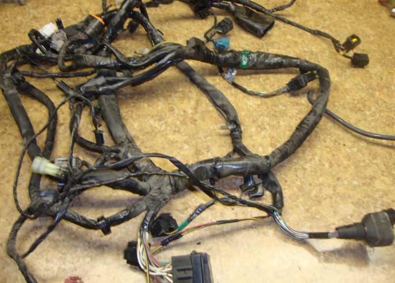 2007 Kawasaki Ninja EX 650 EX650 A EX650A Electrical Wire Harness Main Loom Plug