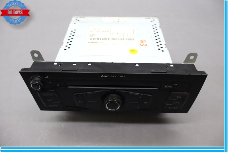 08-12 Audi A5 S5 Concert Audio Radio Control 8T1035186R Oem