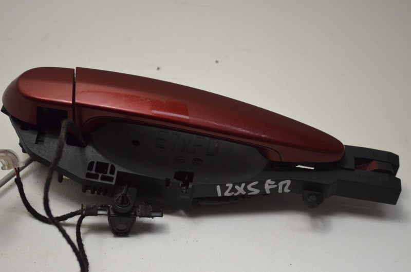 07-14 BMW E70 E71 X5 X6 FRONT RIGHT PASSENGER EXTERIOR DOOR HANDLE RED OEM