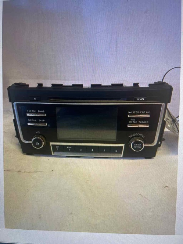 Audio & Visual Equip.(radio) NISSAN ALTIMA 17