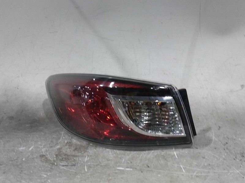 2013 MAZDA 3 Left Tail Light Assembly Black OEM 428375 Used 118k Miles