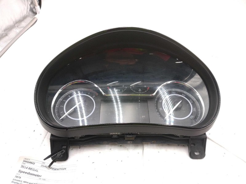 Used Speedometer Gauge fits: 2014 Buick Regal cluster KPH opt U19 enhanced drive