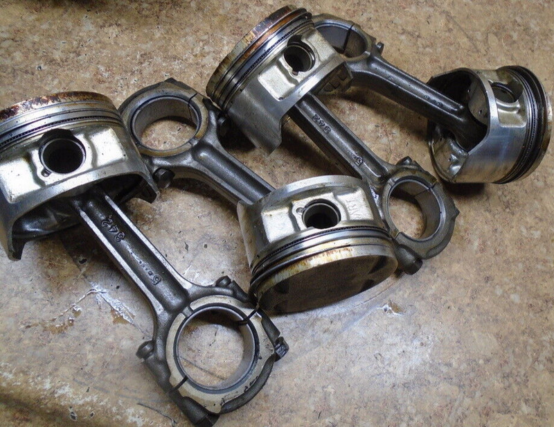 2002 Kawasaki Voyager ZG1200 ZG 1200 B XII Engine Pistons Connecting Rods Motor