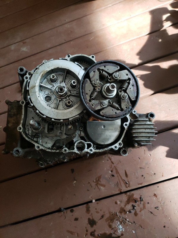 1988 88 KAWASAKI BAYOU 300 ENGINE MOTOR BOTTOM END KLF KLF300