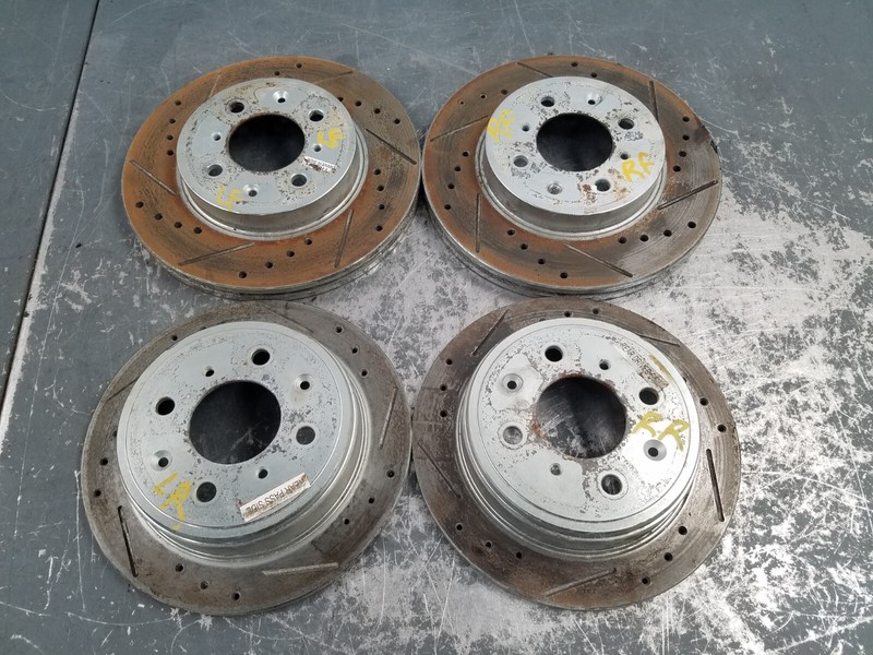 2000 99 00 Honda Civic Si EM1 Brake Rotor Set #2710 S7