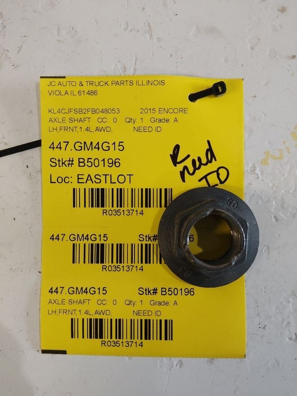 Driver Axle Shaft Front Axle AWD Outer Assembly Fits 13-15 ENCORE 3513714