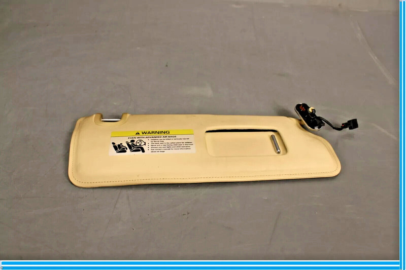 03-18 Bentley Continental GTC GT Right Side Sun Visor Shade Sunvisor Ivory OEM