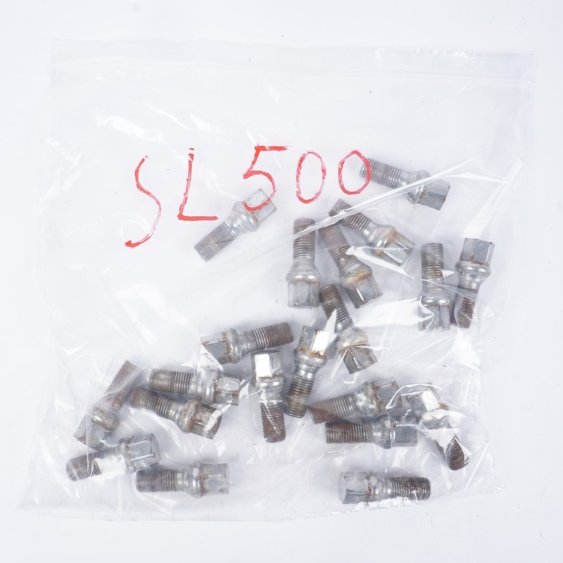 03-12 Mercedes R230 SL500 SL550 Wheel Lug Bolt Set Of 20 OEM