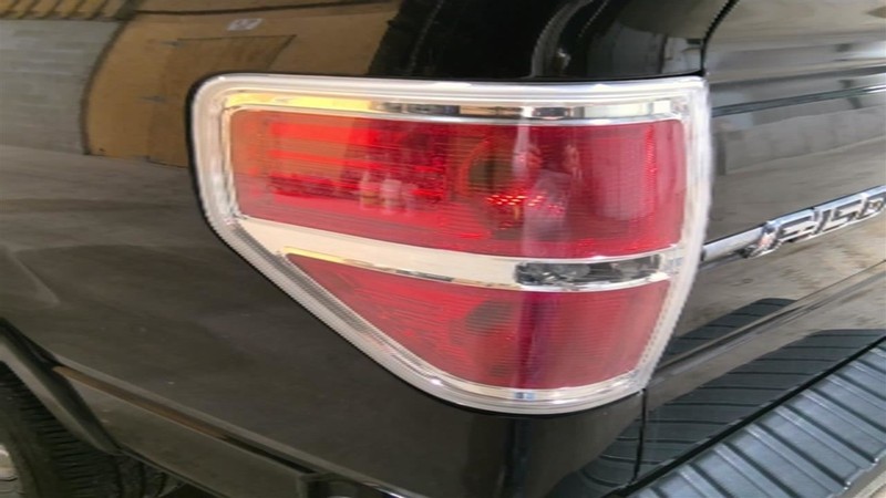 Driver Tail Light Styleside Bright Border Fits 09-14 FORD F150 PICKUP 3447545