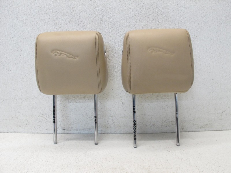 10-13 JAGUAR X351 XJ XJL LEATHER SEAT HEADREST LEFT RIGHT FRONT OEM 090523B