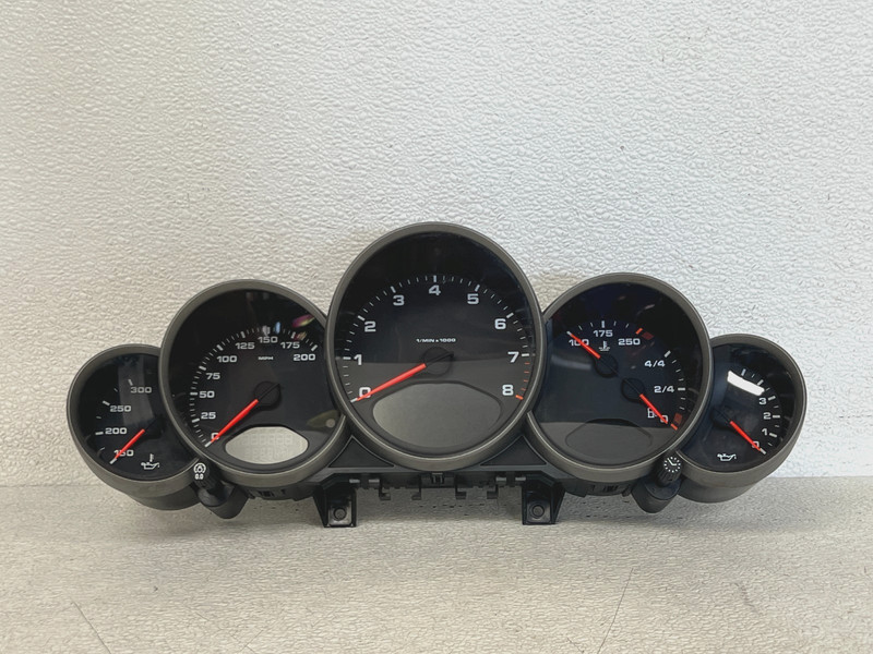 ⭐2005-2008 PORSCHE 911 997 DASH SPEEDOMETER GUAGE CLUSTER 76K MILES OEM LOT2635