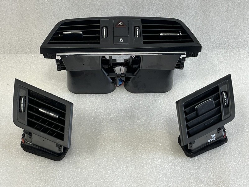 2010-2013 MERCEDES E350 E550 C207 A207 DASH AIR VENTS 3 PIECES BLACK