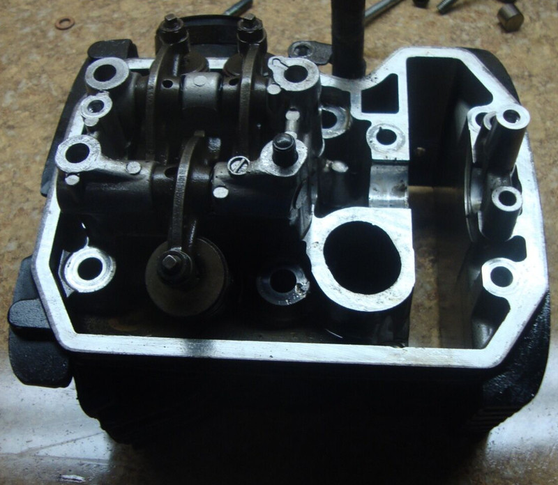 1986 Honda Shadow VT500C VT 500 C Engine Cylinder Head Valves Front VT500 M4