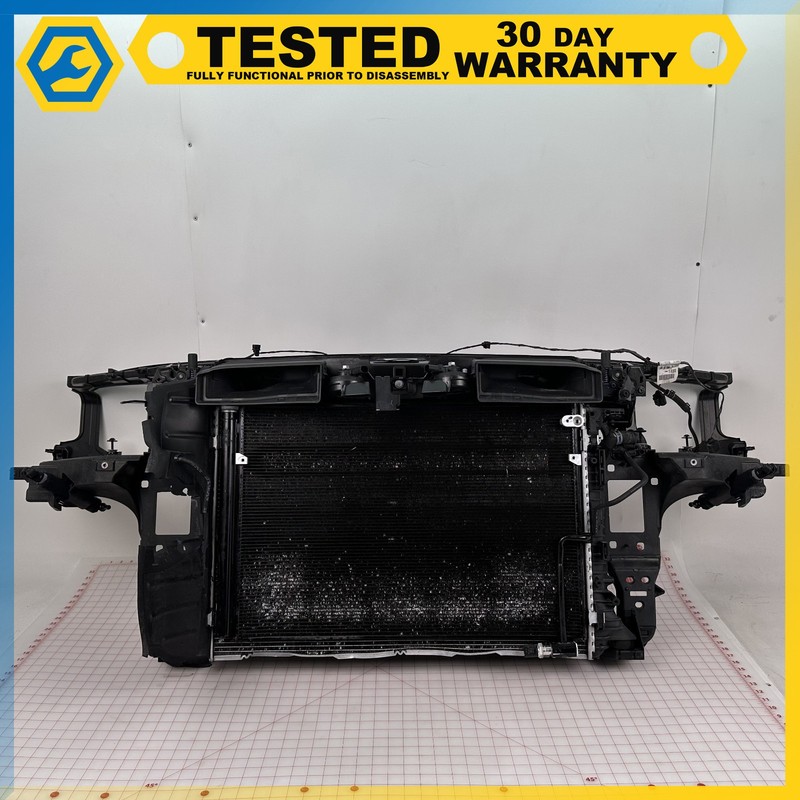 11-12 Audi A8 Quattro 4.2L ENGINE COOLING RADIATOR W/ FAN OEM
