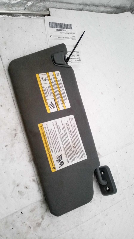 2012 Ford F150 Pickup Silver Sun Visor - Used, 166k Miles, OEM Part 130346