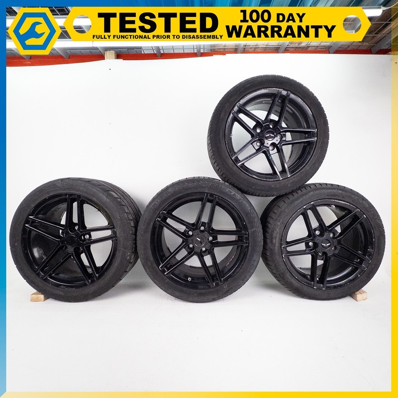 97-04 CHEVROLET CORVETTE C5 SET OF WHEELS FRONT R17 REAR R18 ALLOY WHEELS