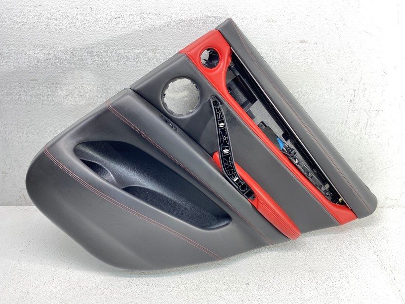 15-19 BMW F86 X6M Rear Right Passenger Door Panel Red Leather Mugello Rot OEM✅