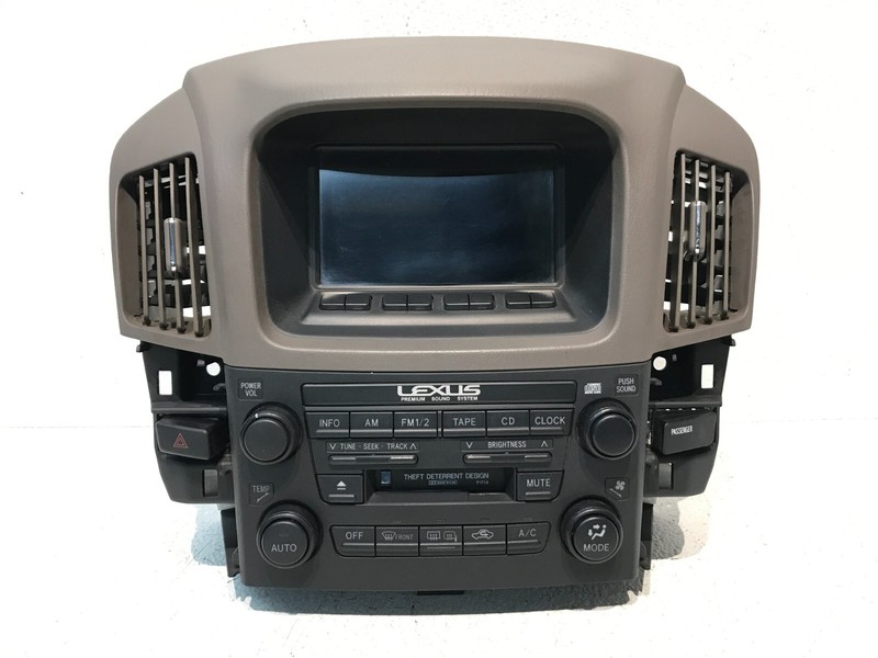 99-03 LEXUS RX300 RADIO FACE AC CONTROL CLIMATE BLACK TRIM OEM OEM 86110-48030