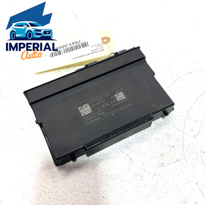 2017-2023 AUDI Q7 PREMIUM FRONT RIGHT FOLDING SEAT COMPUTER CONTROL MODULE OEM
