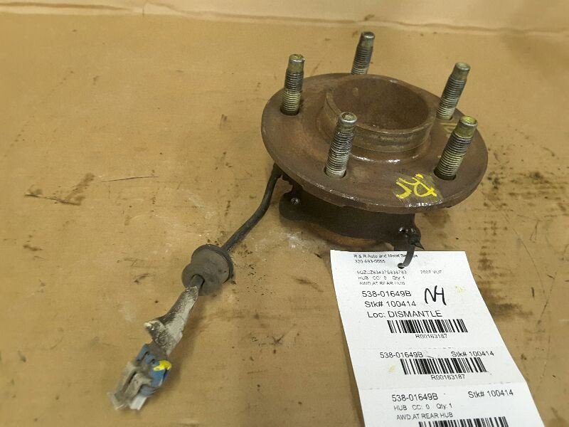 Hub Rear With ABS AWD Fits 02-07 VUE 163187