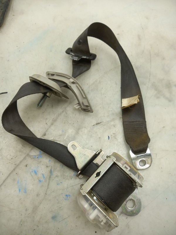 12 LEXUS CT200H REAR DRIVER LEFT SEAT BELT BLACK-LB20