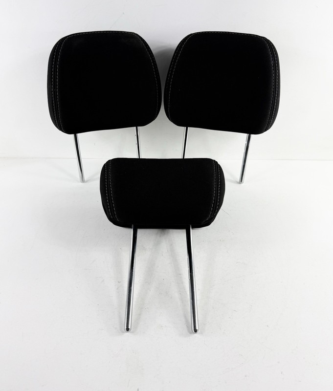2012-2013 Kia Soul Black Cloth 2nd Row Rear Seat Headrests Set of 3 OEM