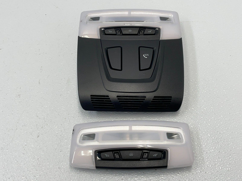 16 17 18 BMW F87 M2 Front & Rear Overhead Dome Light Lamp Panel Set 1453 OEM