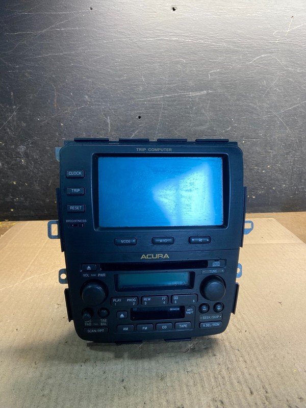 2003 to 2004 Acura Mdx Radio Screen 6 CD Player Climate Control Pan OEM Z0603 DG