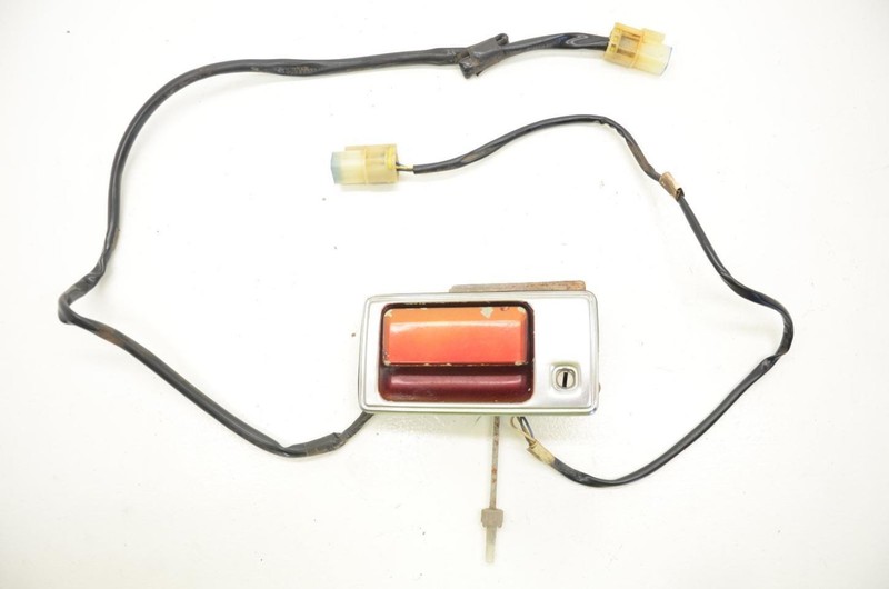 84-86 Nissan 300ZX 2+0 Red Driver Left Front Exterior Door Handle