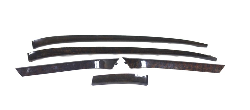10-14 Cadillac CTS-V Coupe Wood Grain Dash Trim Set OEM 5pc No Missing Tabs