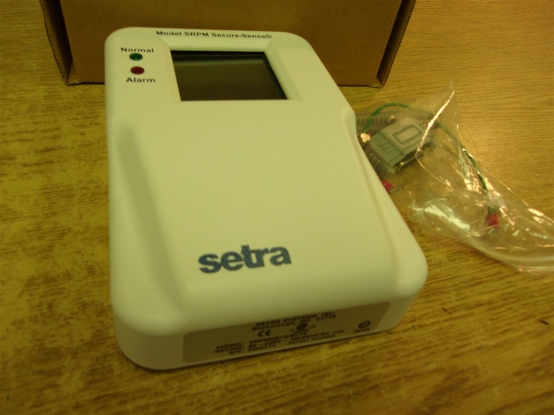 Setra Secure Sense SRPMOR1WBV1V Pressure monitor FOR PARTS OR REPAIR