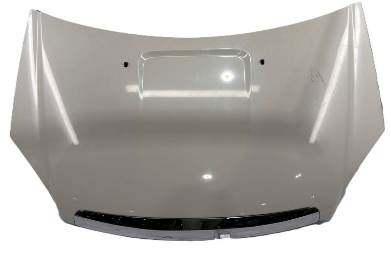 2008-2012 GMC Acadia White Hood OEM Gouge Scratch