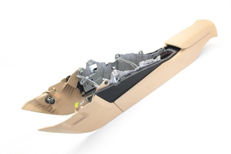 13-16 Porsche Boxster 2.7L Tan Front Floor Console Assembly
