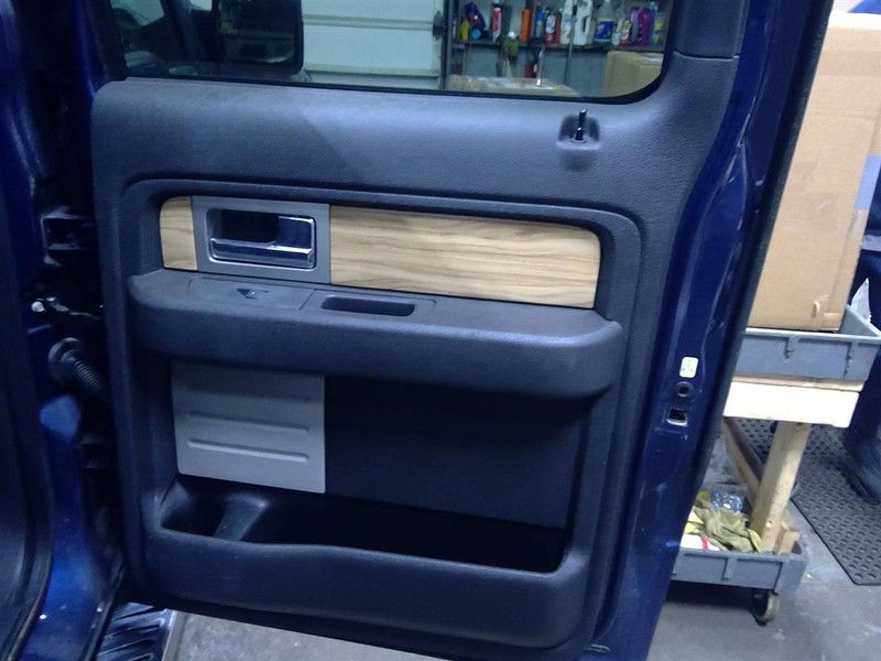 F150 Crew Cab 2011 Passenger Right Rear Door Trim Panel Rear 1721526