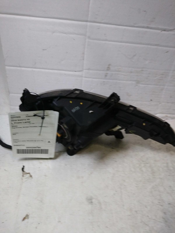 2016 Hyundai Santa Fe Left Fog Light Assembly Silver 342822 87000 Miles Used