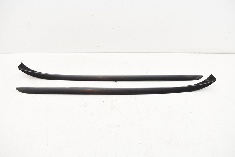 2007 BMW E90 Front Left Right Side Windshield Trim Molding Set OEM Gray KW61