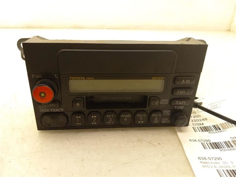 98-02 TOYOTA COROLLA RADIO/STEREO RECEIVER UNIT ASSEMBLY