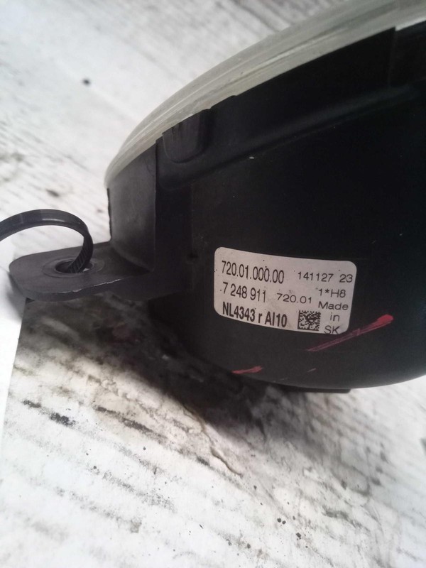 Used Driving Light fits: 2015 Bmw 320I Fog-Driving w/o M-aerodynamic package Gra