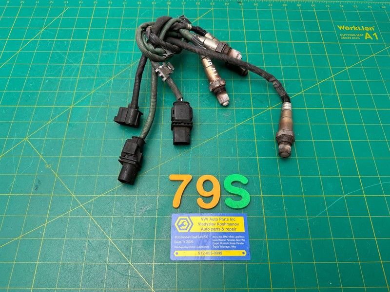 05-12 Mercedes M272 engine AIR FUEL RATIO O2 OXYGEN SENSOR SET OF 4 OEM