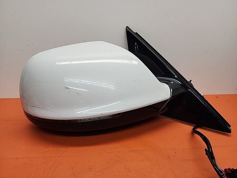 2015 - 2017 Audi Q5 Right Side Door Mirror Auto Dim Blind Spot White OEM RH